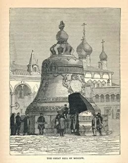 Alexis Of Russia Collection: The Great Bell of Moscow, 1893
