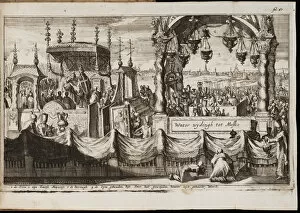 Luyken Collection: The Great Blessing of Waters at Moscow, 1677. Artist: Luyken, Jan (Johannes) (1649-1712)