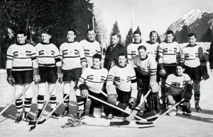 Team Prints: Great Britain ice hockey team, Winter Olympic Games, Garmisch-Partenkirchen, Germany, 1936
