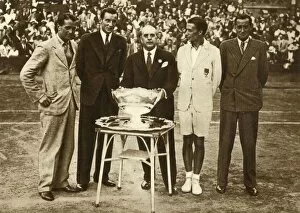 Harold Gallery: Great Britain wins the Davis Cup tennis championship, Paris, 30 July 1933, (1935)
