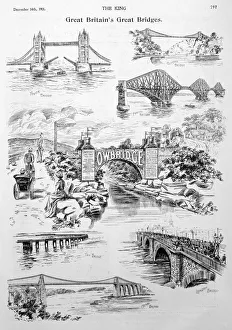 Tay Bridge Prints: Great Britains Great Bridges, advert for Owbridge Lung Tonic, 1901