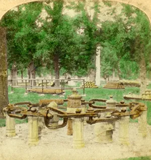 Obstruction Prints: The Great Chain, Trophy Point, West Point