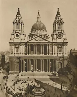 Sir Christopher Wren Collection: The Great Church Built By Wren On The Site of Old St