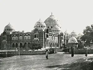 Baroda Gallery: The Great College, Baroda, India, 1895. Creator: Unknown