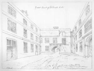 Great Court of Blackwell Hall, City of London, 1886. Artist: William Griggs