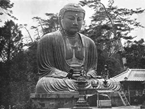 The Great Daibutsu, Kamakura, Japan, 1895. Creator: W &s Ltd