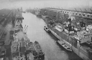 Manchester Collection: A Great Dockland of the North, Thirty-Four Miles from Sea and Yet a Port, c1935