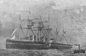 Telecommunications Collection: The Great Eastern, 1860: The Vessel leaving Southampton on her First Voyage, June 17, (1901)