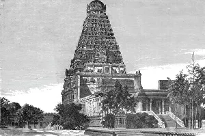 Bates Hw Prints: The Great Entrance Gate of the Pagoda of Tanjore; Notes on the Ancient Temples of India