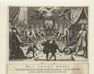 The Great European War Ballet, c. 1643. Creator: Anonymous