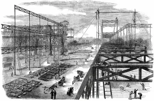 The Great Exhibition of 1851 - General View of the Works - (Looking East), 1850. Creator: Unknown