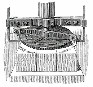 Planing Prints: The Great Exhibition Building in Hyde Park - Circular Plane - Showing Cutter