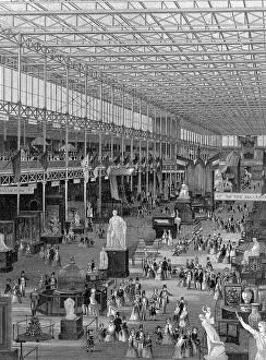 Visiting Prints: Great Exhibition in the Crystal Palace, Hyde Park, London, 1851