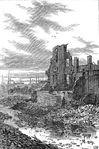 Jw Black Prints: The Great Fire at Boston: Summer-Street