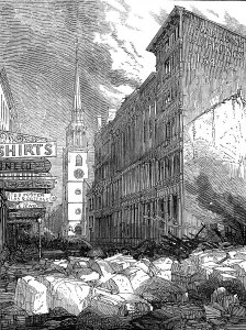 Debris Prints: The Great Fire at Boston: Washington-Street