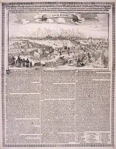 Visscher Prints: The Great Fire of London, 1666