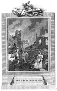 Ablaze Prints: Great Fire of London, 1666 (1825)