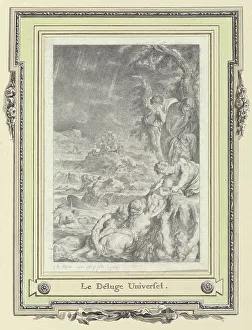 Eisen Charles Dominique Joseph Prints: The Great Flood, 1765. Creator: Charles Eisen