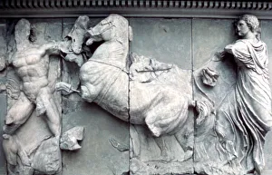 Detail from the Great Frieze of the Pergamon Altar, 180-159 BC