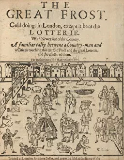 The great frost in London, 1608. Artist: Anonymous