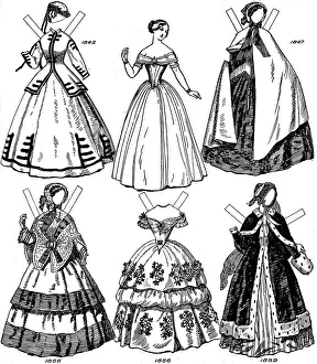 The Great Gallery of British Costume: Some Womens Fashions from 1843 to 1893, c1934