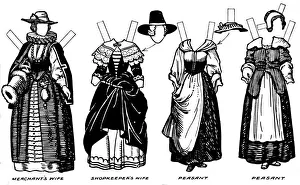 The Great Gallery of Historic Costume: Dress Worn in James The Firsts Reign, c1934