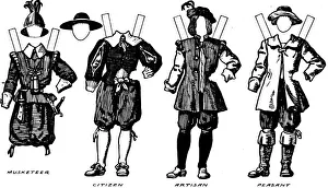 The Great Gallery of Historic Costume: Dress Worn in James The Firsts Reign, c1934