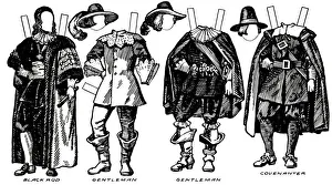 Covenanter Prints: The Great Gallery of Historic Costume: Some Dresses of Charles The Firsts Time, c1934