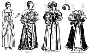 The Great Gallery of Historic Costume: Some Dresses of Charles The Firsts Time, c1934