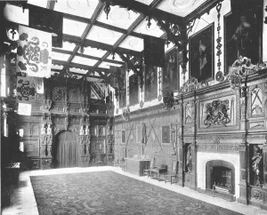 Great Hall Prints: The Great Hall at Audley End, Saffron Walden, Essex, 1894. Creator: Unknown