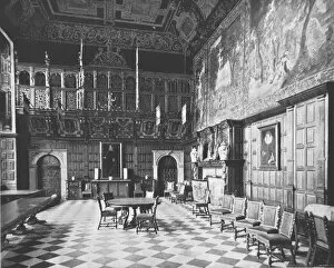 Cecil Collection: The Great Hall, Hatfield House, Hatfield, Hertfordshire, 1894. Creator: Unknown