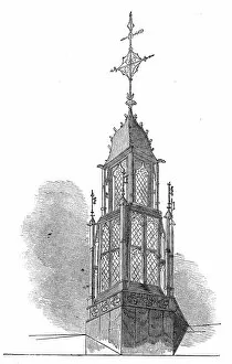 Inn Of Court Gallery: The Great Hall lantern of Lincolns Inn New Buildings, 1845. Creator: Unknown