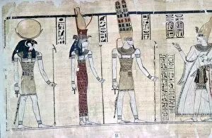 20th Dynasty Gallery: The Great Harris Papyrus, from Thebes, Egypt, reign of Ramesses IV, c1200 BC