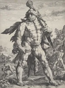 The Great Hercules, 1589. 1589. Creator: Hendrik Goltzius