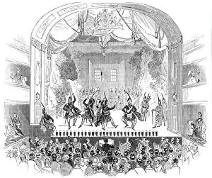 Bagpipes Gallery: The Great Highland Bagpipe Competition, at the Theatre Royal, Edinburgh, 1844