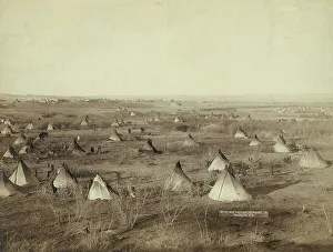 Wigwam Prints: The Great Hostile Camp, 1891. Creator: John C. H. Grabill