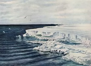 The Great Ice Barrier, Looking East from Cape Crozier, 4 January 1911, (1913)