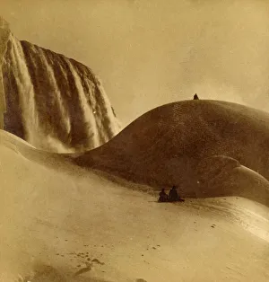 Niagara Prints: The Great Ice Mountain, Niagara, U. S. A. c1900. Creator: Unknown