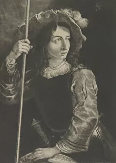 Earl Of Holderness Gallery: The Great Lansquenet or Standard Bearer, 1658. Creator: Prince Rupert