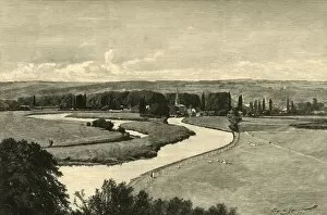 Winding Gallery: Great Marlow, from Quarry Woods, 1898. Creator: Unknown