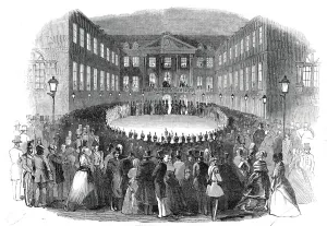Albert Prince Consort Collection: Great Military Concert at Bruhl, 1845. Creator: Unknown