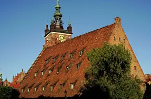 The Great Mill, built by the Teutonic Knights in 1350, Old Town, Gdansk, Poland, 2015. Creator: Unknown