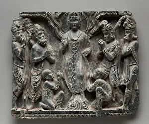 The Great Miracle at Shravasti, c. 100. Creator: Unknown The Great Miracle at Shravasti, c. 100. Creator: Unknown