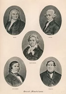 Johann Sebastian Collection: Great Musicians - Plate III. 1895