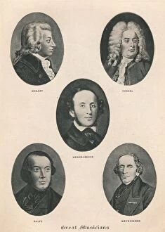 Wolfgang Amadeus Gallery: Great Musicians - Plate IV. 1895