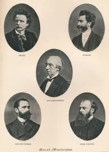 Great Musicians - Plate IX. 1895 Great Musicians - Plate IX. 1895