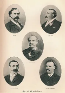 Greig Prints: Great Musicians - Plate VI. 1895