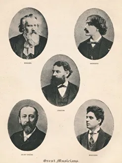 Great Musicians - Plate VII., 1895 Great Musicians - Plate VII., 1895