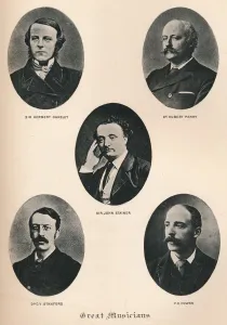 Greig Prints: Great Musicians - Plate XI, c1880, (1895). Artist: F Jenkins Heliog