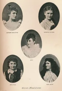 Greig Prints: Great Musicians - Plate XII, c1890, (1895). Artist: F Jenkins Heliog
